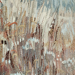 Современный Гобелен из шерсти в бежевых тонах Spring варинант исполнения - 1 | Loft Concept в Новосибирске