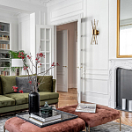 Бра с декором в виде хрустальных и металлических трубочек Nembus Glass Wall Lamp варинант исполнения - 2 | Loft Concept в Новосибирске