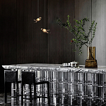 Подвесной светильник с прозрачной стеклянной птичкой Serip Voa варинант исполнения - 9 | Loft Concept в Новосибирске