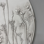 Панно Серые цветы варинант исполнения - 2 | Loft Concept в Новосибирске