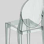 Прозрачный стул с серым оттенком LOUIS GHOST CHAIR варинант исполнения - 6 | Loft Concept в Новосибирске