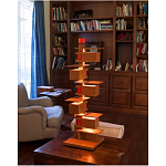 Торшер с каркасом из множества полок Links варинант исполнения - 4 | Loft Concept в Новосибирске