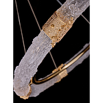 Люстра в форме кольца с золотым декором Warm Heavenly Light варинант исполнения - 3 | Loft Concept в Новосибирске