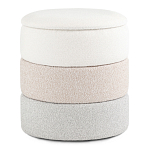 Пуф Three Colors в ткани букле из трех цветов  варинант исполнения - 1 | Loft Concept в Новосибирске