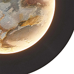 Бра в форме диска черного цвета Borders of Black варинант исполнения - 2 | Loft Concept в Новосибирске