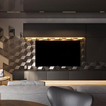 Гипсовая 3D панель с принтографией PM-107 варинант исполнения - 1 | Loft Concept в Новосибирске