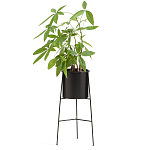 Кашпо из металла Elevated Planters черное варинант исполнения - 2 | Loft Concept в Новосибирске