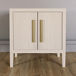 Тумбочка Primo с дверцами шпон Светлый дуб варинант исполнения - 2 | Loft Concept в Новосибирске