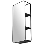 Прямоугольное настенное зеркало с полками Malcolm Industrial Mood Mirror варинант исполнения - 1 | Loft Concept в Новосибирске