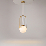 Подвесной светильник Cage Ball Pendant варинант исполнения - 2 | Loft Concept в Новосибирске