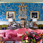 Обои ручная роспись Houghton Canton Blue варинант исполнения - 5 | Loft Concept в Новосибирске