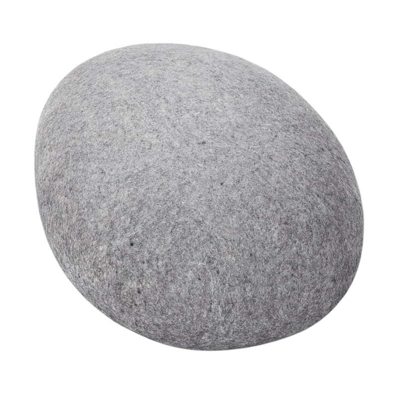 Пуф - Камень SOLID Серый Белый Светло-серый в Новосибирске | Loft Concept 