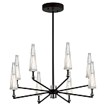 Люстра с прозрачными плафонами из стекла Umbrella варинант исполнения - 2 | Loft Concept в Новосибирске