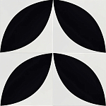 Дизайнерская плитка с узором Лепесток варинант исполнения - 3 | Loft Concept в Новосибирске