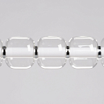 Люстра линейная с 6-ю прозрачными стеклянными плафонами округлой формы HANDLE GRAPE варинант исполнения - 4 | Loft Concept в Новосибирске