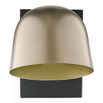 Бра с наклонным плафоном в сочетании золотистого и чёрного цвета Sconce with Sloping Shade варинант исполнения - 1 | Loft Concept в Новосибирске