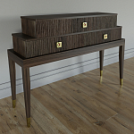 Премиальная Консоль с тремя ящиками Elsa Dreams Walnut варинант исполнения - 1 | Loft Concept в Новосибирске