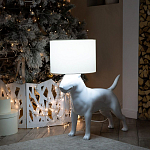 Лампа COLLECTION OF DOGS с абажуром Бультерьер варинант исполнения - 10 | Loft Concept в Новосибирске