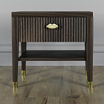 Прикроватная тумбочка с ящиком Elsa Dreams Walnut варинант исполнения - 5 | Loft Concept в Новосибирске