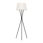 Торшер на трех тонких перекрещенных ножках с белым конусным абажуром из льна Feiss варинант исполнения - 1 | Loft Concept в Новосибирске