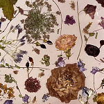 Круглый журнальный столик со столешницей из эпоксидной смолы Epoxy Resin Flowers Coffee Table варинант исполнения - 10 | Loft Concept в Новосибирске