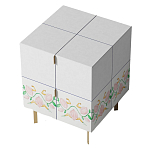 Тумба  Short Lemon Power White варинант исполнения - 2 | Loft Concept в Новосибирске