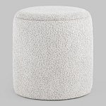 Дизайнерский Пуф Букле Poof Alice Light Gray Boucle  варинант исполнения - 4 | Loft Concept в Новосибирске