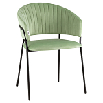 Стул в велюре фисташкового цвета Horizon варинант исполнения - 1 | Loft Concept в Новосибирске