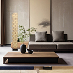 Торшер из натурального камня Stone Constructor варинант исполнения - 8 | Loft Concept в Новосибирске