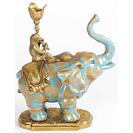 Фарфоровый подсвечник Слон с эмоцией Fluens варинант исполнения - 2 | Loft Concept в Новосибирске