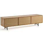 ТВ-тумба с декором из ротанга Pansy Rattan TV Stand варинант исполнения - 6 | Loft Concept в Новосибирске