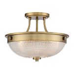 Потолочный светильник со стеклянным плафоном в виде купола Quoizel варинант исполнения - 11 | Loft Concept в Новосибирске