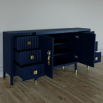 Большой Комод-буфет Elsa Dreams Blue с ящиками варинант исполнения - 6 | Loft Concept в Новосибирске