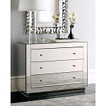 Комод зеркальный с 3-мя ящиками Mirror Chest of Drawers варинант исполнения - 2 | Loft Concept в Новосибирске