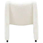 Кресло белое Cress White Boucle Collection Armchair варинант исполнения - 3 | Loft Concept в Новосибирске