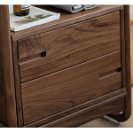 Вешалка деревянная с 2- мя ящиками Moon Walnut Furniture варинант исполнения - 8 | Loft Concept в Новосибирске