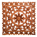 Панно из дерева квадратное Panel With Trees варинант исполнения - 1 | Loft Concept в Новосибирске