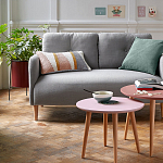 Кашпо из металла Elevated Planters красное варинант исполнения - 3 | Loft Concept в Новосибирске