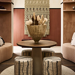 Панно на стену плетеное Макраме бежевый цвет  варинант исполнения - 7 | Loft Concept в Новосибирске