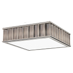 Потолочный светильник квадратный с гофрированным абажуром цвета графит Millennium варинант исполнения - 2 | Loft Concept в Новосибирске