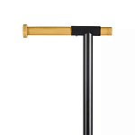 Держатель для туалетной бумаги с подвесным ершиком Black Bathroom Accessory варинант исполнения - 3 | Loft Concept в Новосибирске