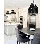 Люстра черная с несколькими ярусами деревянных палочек Bright Wooden Chandelier варинант исполнения - 4 | Loft Concept в Новосибирске