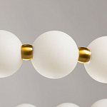 Люстра круглая с матовыми белыми шарами PEARLS Suspension варинант исполнения - 8 | Loft Concept в Новосибирске