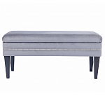 Мягкая банкетка с зоной для хранения Casket Grey варинант исполнения - 1 | Loft Concept в Новосибирске