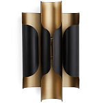 Бра из металла Dolton Wall Lamp Black варинант исполнения - 2 | Loft Concept в Новосибирске