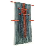 Декор на стену Макраме из нитей Japan Wall Panel Orange варинант исполнения - 1 | Loft Concept в Новосибирске