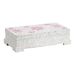 Шкатулка Oceane Bone Inlay White варинант исполнения - 1 | Loft Concept в Новосибирске