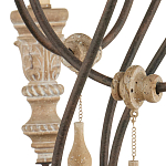 Люстра с состаренными резными элементами Big Graceful Profile варинант исполнения - 2 | Loft Concept в Новосибирске