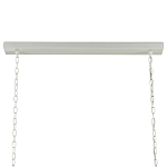 Люстра белая прямоугольная с абажурами в виде цветков тюльпана White Tulips варинант исполнения - 6 | Loft Concept в Новосибирске