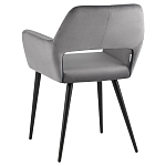 Стул с подлокотниками серый NEASAN STOOL варинант исполнения - 5 | Loft Concept в Новосибирске